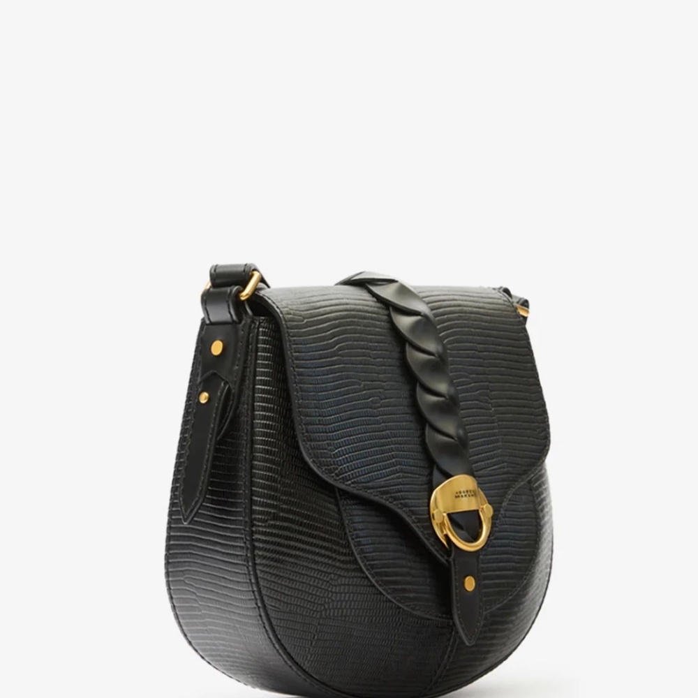 Isabel Marant Altay small black python effect bag… - image 4